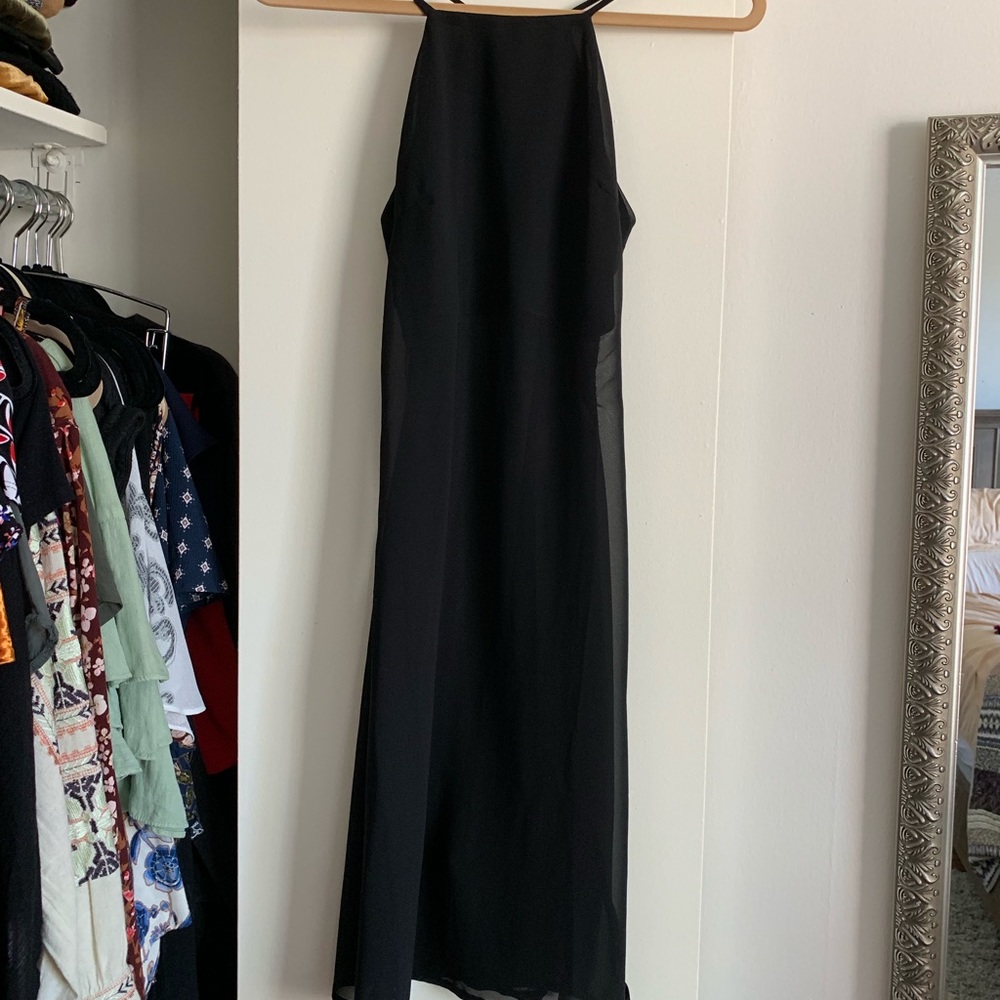 Long black top